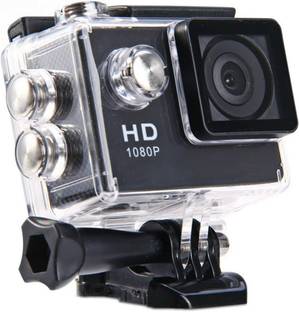 Exxelo action camera 1080p 12MP Sports Waterproof Camera with Micro SD Card Slot Sports and Action Camera