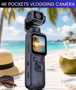 Clairbell Camera for Vlogging, 4K Pocket Digital Camera with Flip Screen & WiFi DB25 Sports and Action...
