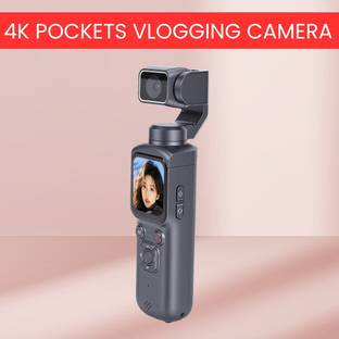 FRONY N/A Vlogging 4k Camera with WiFi Video/Photo Pocket Camera 330* Gimbal StabilizeE414 Sports and ...