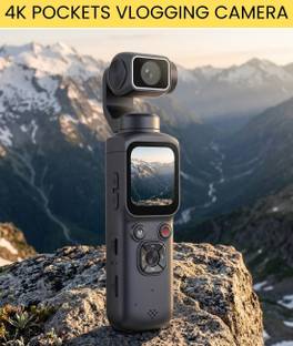 SACRO Camera for Vlogging, 4K Pocket Digital Camera with Flip Screen & WiFi FX207 Sports and Action Ca...