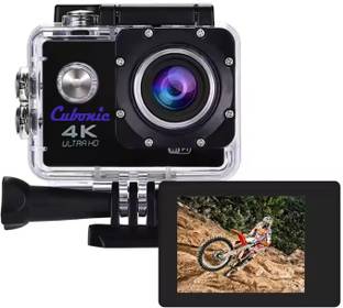 Cubonic 4K PRO Full HD WiFi 30M Waterproof DV 170� Wide Angle Camcorder 16MP Multiple Mounting Sports ...
