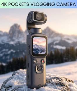FRONY Camera for Vlogging, 4K Pocket Digital Camera with Flip Screen & WiFi EX377 Sports and Action Ca...