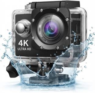 ORTAX WATERPROOF 4K Sports Camera 16MP Ultra HD Waterproof Helmet Camera for Underwater Sports and Act...