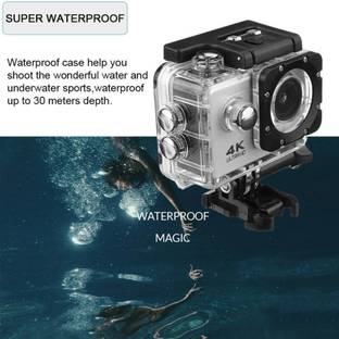 byte M-ONE 4K Action Camera 16MP | Full HD 2.0" Display | 170° Wide Angle | Waterproof 98ft Sports and...
