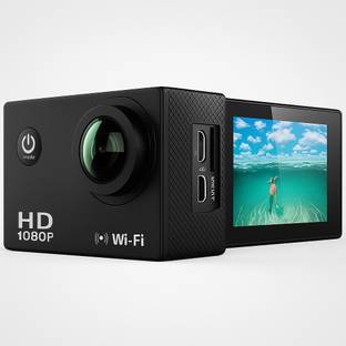 VlogCam Sports Action camera Waterproof Outdoor 2K Action Camera with SD Card and Handlebar Mounts Spo...