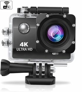 Bzrqx SPORTS CAMERA 4K 60fps Ultra HD Waterproof Sports Action Camera 1080P 16MP Wi-Fi Sports and Acti...