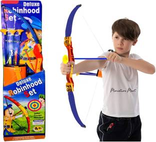 Jayaansh Traders Bow & Arrow set , 1 Bow ,3 Arrow & 1Arrow Stand Arrow