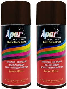apar Spray Paint COFFEE BROWN (Pack of 2 Pcs). Brown Spray Paint 450 ml