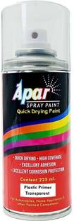 apar Spray Paint PLASTIC PRIMER Transperent- 225 ml (Pack of 1), To promote Plastic Primer Transperent Spray Paint 225 ml