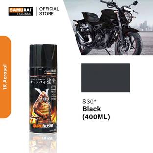 Samurai Kurobushi Suzuki Motorcycle Paint Colours S30 Black Spray Paint 400 ml