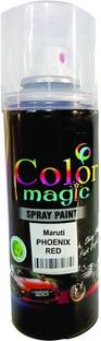 COLORMAGIC phonix red spray paint for maruti car APPLICABLE ON WAGON R Red Spray Paint 200 ml