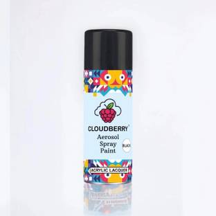 Cloudberry for Car and Bike Black Spray Paint 400 ml