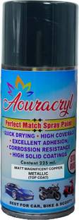 AOURACRYL PU Spray Paint Matte Magnificent Copper Met. for Hon. actva-225ml(Pack of 1) Brown Spray Paint 225 ml