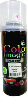 COLORMAGIC SUNSET RED SPRAY PAINT FOR ,VOLKSWAGEN CAR VENTO, POLO, AMEO Red Spray Paint 200 ml