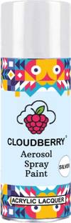Cloudberry for Car and Bike Silver Spray Paint 400 ml