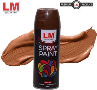 LM Auto Care 400ml Glossy Spray Paint (390g) paint spray Brown Spray Paint 400 ml