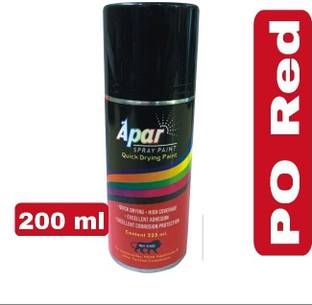 APAR C Spray Paint Can PO RED-225 ml, Red Spray Paint 200 ml