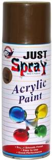 Just Spray Matte Beown Spray Paint Gloss Finish Spray Paint Quick Dry Good finish Brown Spray Paint 400 ml
