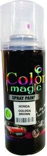 COLORMAGIC GOLDEN BROWN SPRAY PAINT , COMPATIBLE FOR CAR HONDA CITY,AMAZE,BRIO,JAZZ,CRV Brown Spray Paint 200 ml
