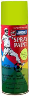 ABRO Premium Quality NEON Spray Paint with 2x coverage Yellow Spray Paint 400 ml