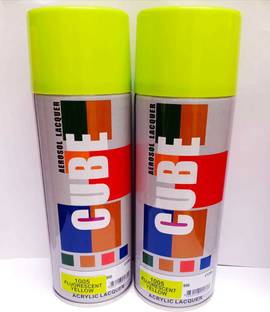 CUBE CUB COMBO SPRAY PAINTS Yellow Spray Paint 800 ml