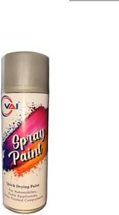 VAI Silver Spray Paint - 400ml - DIY Spray Paint for Metal, Wood, Plastic, Quick Drying High Coverage, Multipurpose Spray Paint 400 ml