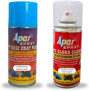 apar Spray Paint Opera Blue (RC Colour Name)+GC Compatible for Tata Altroz-225 ml, Blue Spray Paint 450 ml