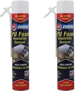 M&M HARIS ABRO PU FOAM INSULATION SPRAY Multipurpose White Spray Paint 1500 ml