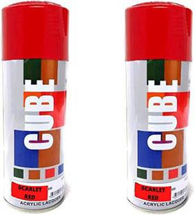 CUBE Cube Aerosol Spray Paint for Multipurpose Red Spray Paint 400 ml