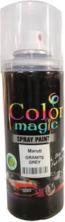 COLORMAGIC GRANITE GREY SPRAY PAINT(RC PAPER NAME) COMPATIBLE FOR MARUTI CAR BREZZA Grey Spray Paint 220 ml