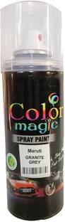 COLORMAGIC granite grey spray paint for Alto 800,altok10,baleno,brezza,ertiga Grey Spray Paint 200 ml