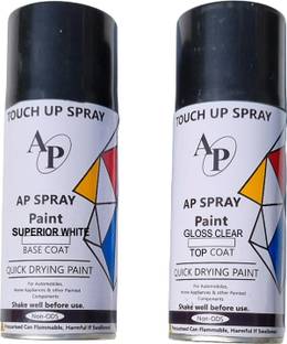 AP PAINTS All-Surface Spray -DIY/Maruti cars(-Wagon R, Alto 800, Ertiga, Omni, Zen) White Spray Paint 440 ml