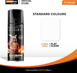 Samurai Kurobushi Standard Colours 128A Clear Spray Paint 400 ml