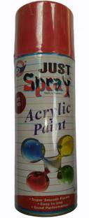 Just Spray Red Heat Resistant High Heat Surface Spray Paint Gloss Finish Silver Spray Paint 400 ml
