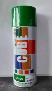 CUBE Zaara Crafts / Green / Cube Aerosol Lacquer Spray Paint ( 400 ml) Green Spray Paint 400 ml