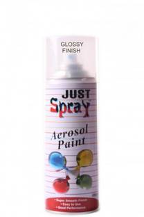 Just Spray Clear Gloss Spray Paint Gloss Finish Spray Paint Quick Dry Good finish Clear Spray Paint 400 ml