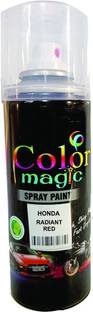 Rajolitrading RADIANT RED SPRAY PAINT ,compatible for honda car AMAZE, HONDA CITY, CRV & JAZZ Red Spray Paint 200 ml