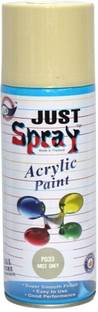Just Spray Mist Grey Spray Paint Gloss Finish Spray Paint Quick Dry Good finish Grey Spray Paint 400 ml
