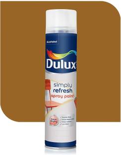 Dulux Simply Refresh DIY Spray Paint Multipurpose Combo for Home Wall, Wood & Metal golden brown Spray Paint 400 ml