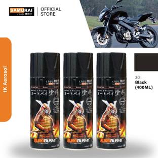 Samurai Kurobushi Standard Colours Black Spray Paint 400 ml