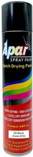 apar Spray Paint High Performance ED Black (Code-010) - 440ml, CED Coatings Part etc. Black Spray Paint 440 ml