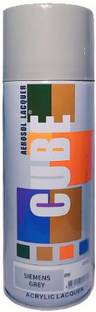 QUB Aerosol Spray Paint for Activa / Car / Bike (Net Weight 350 gm) Grey Spray Paint 400 ml