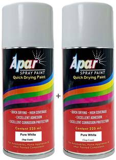 apar Automotive Spray Paint Pure White White Spray Paint 450 ml