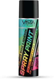 Vista Auto Care Black Spray Paint 400 ml