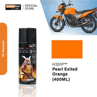 Samurai Kurobushi Honda Motorcycle Paint Colours H351P Orange Spray Paint 400 ml