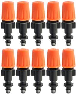 Vasudha Irrigation ONE WAY ORANE FOGGER PACK OF 10 Drip Irrigation Kit