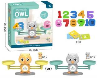 Bestie Toys Owl Enlightenment Balanced Toys Cool Math Counting Games Toy For Kids,