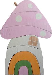 littleok Rainbow House Stacker Toy