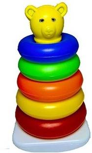 Green Apple Kaizen Ring Pyramid Kid's Toy for Playing and Fun