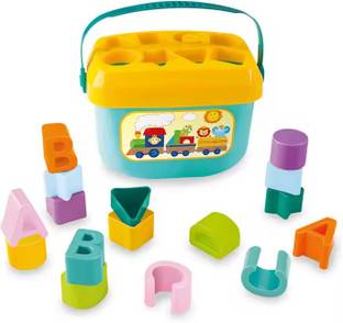 THETOYCULT Baby First Block 16 Alphabet & Blocks Toys Kids & Baby Girl-Boy (Multicolor)